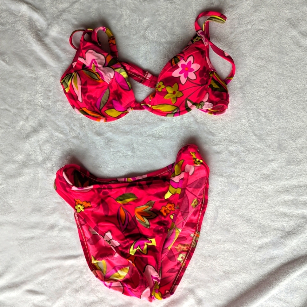 Vibrant Floral Bikini Set